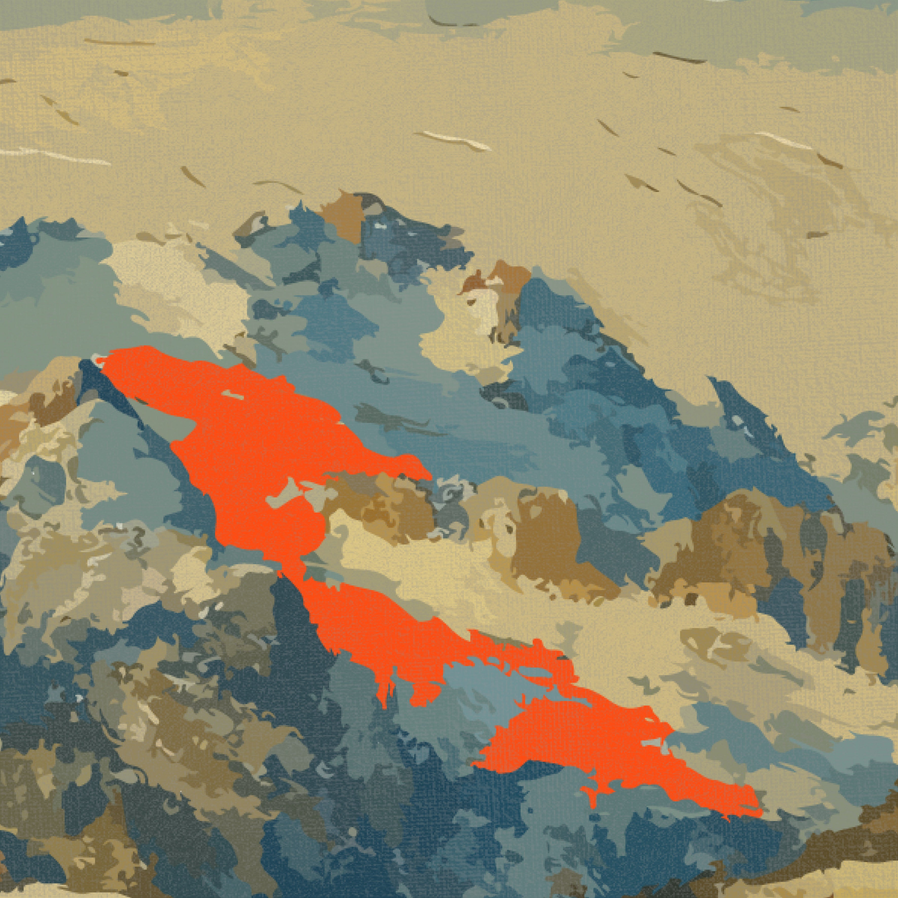 校正山景