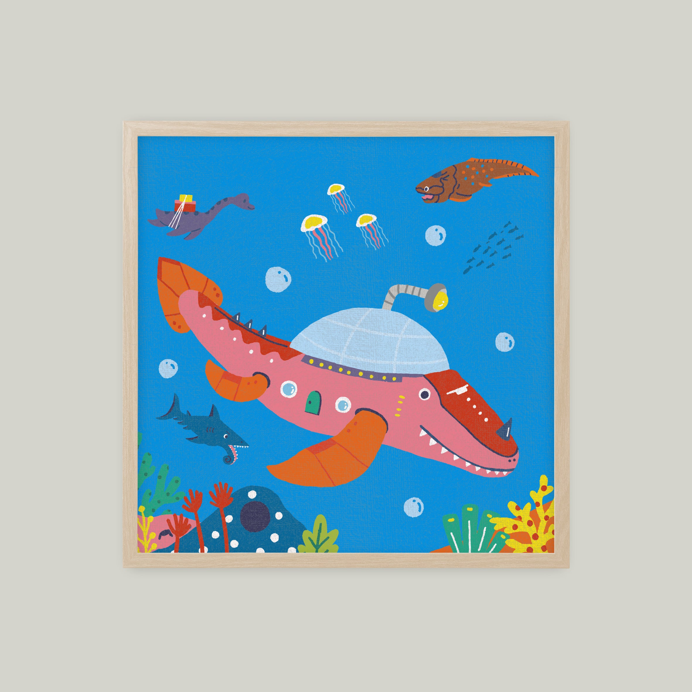 郊遊日，一起去海底玩！